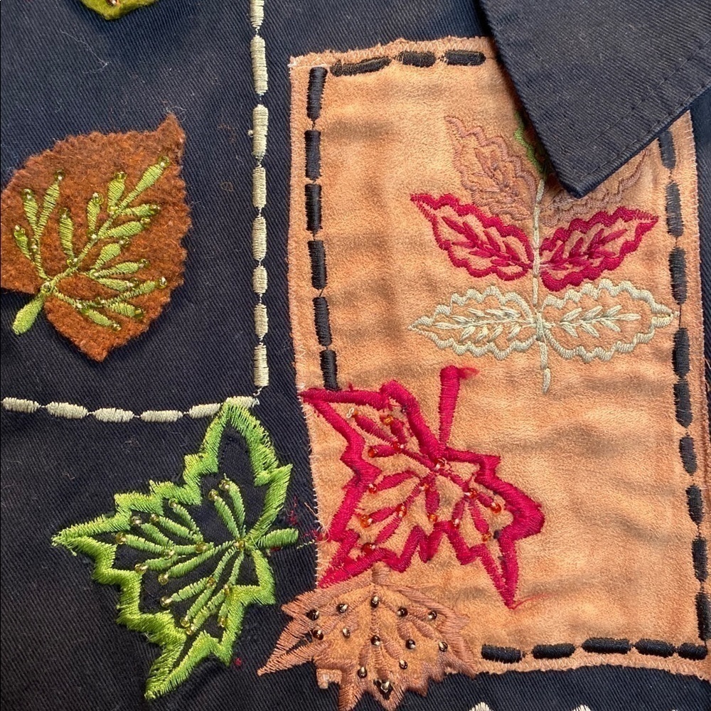 TANTRUMS brand Fall Appliqué Fall Harvest Jacket - Picture 5 of 5